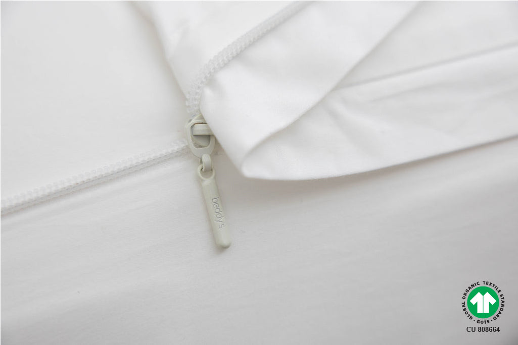 Organic Cotton ZipPure Zipper Sheet Set - Breathable & Hypoallergenic Bedding for Adults & Kids - Perfect for Easy Changing & Allergy Relief