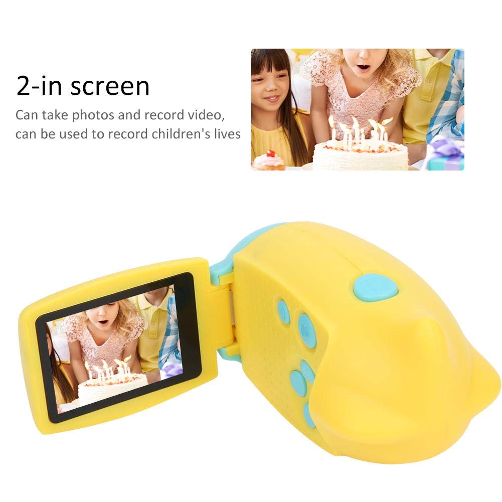 Underwater-Shaped Kids Toy Camera for Photos & Videos - 2 Inch HD 720P Screen, Drop-Proof Cartoon Video Camera with Strap, 4 Frames & 9 Effects - Perfect for Birthday Gifts, Travel Adventures & Underwater Exploration