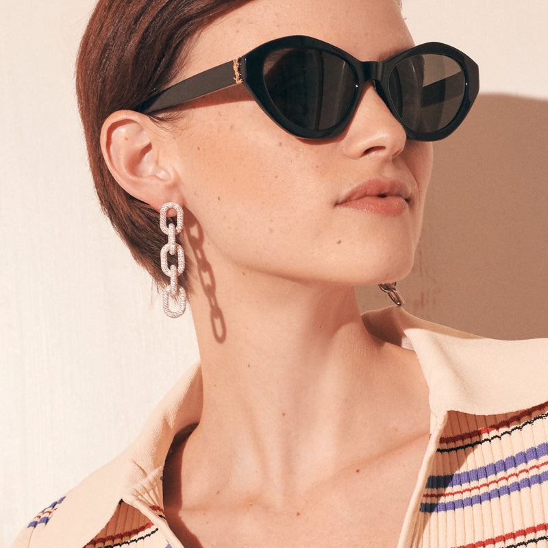 Stylish Link Earrings for Women - Trendy Gold & Silver Hoop Earrings for Everyday Wear | Perfect for Parties, Work & Casual Outfits