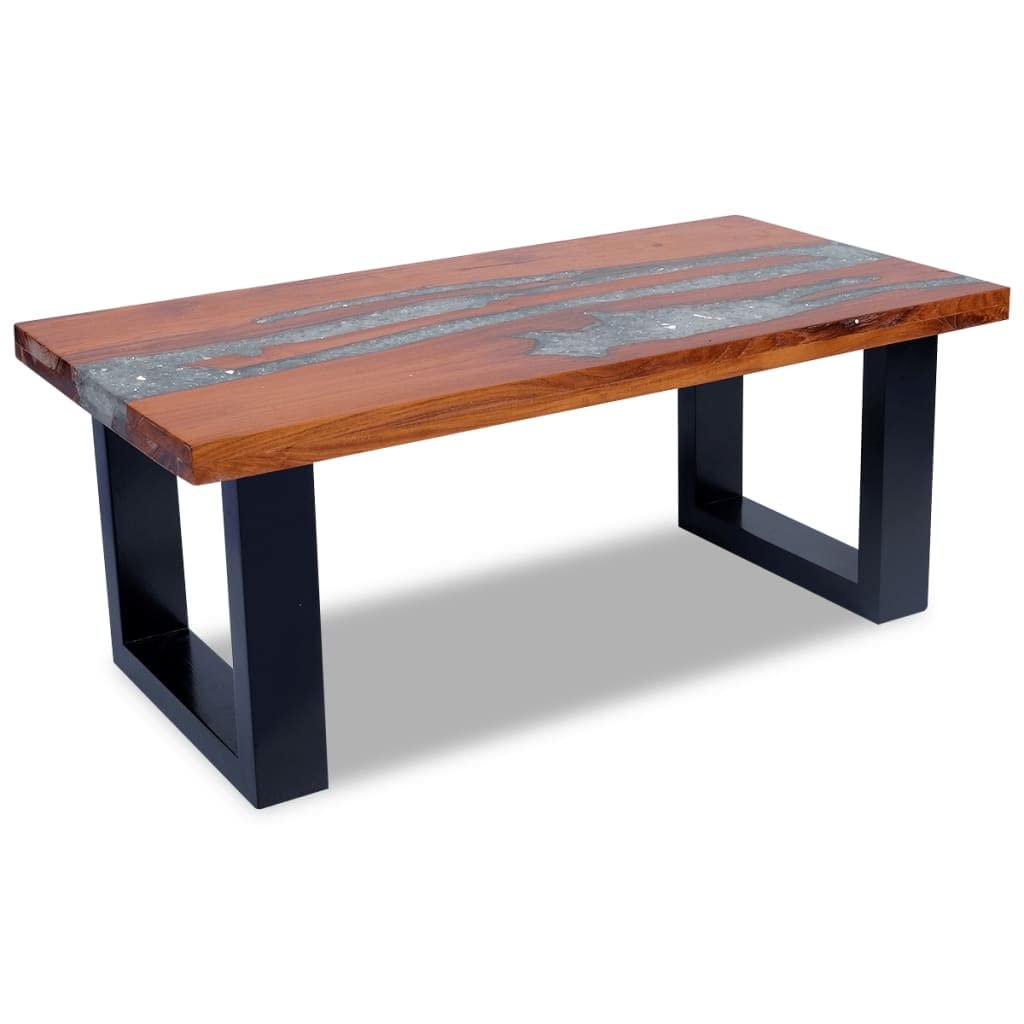 Rustic Wood Coffee Table - 39.4