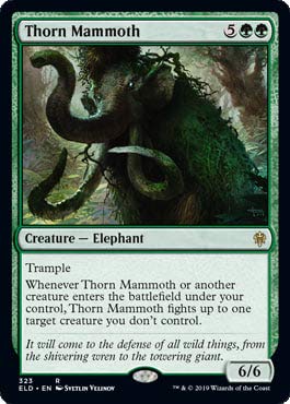 Thorn Mammoth - Exclusive Brawl Deck for Magic: The Gathering | Competitive MTG Gameplay & Collector's Item