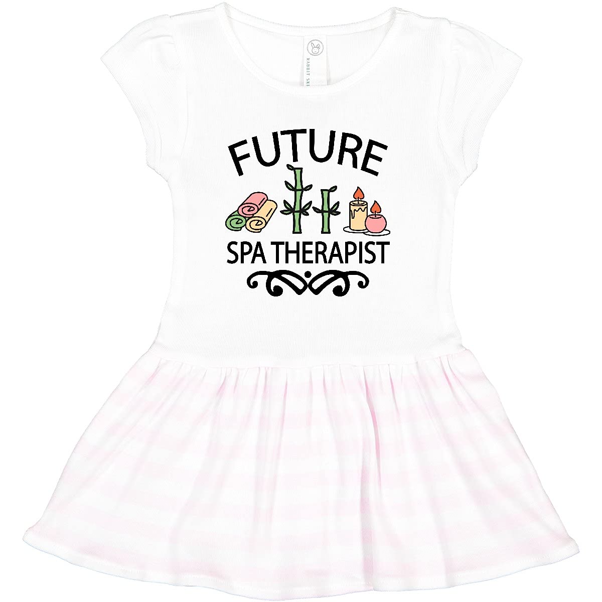Inktastic Future Spa Therapist Toddler Dress - Cute & Comfortable Kids Outfit for Birthday, Playdate & Dress-Up Fun