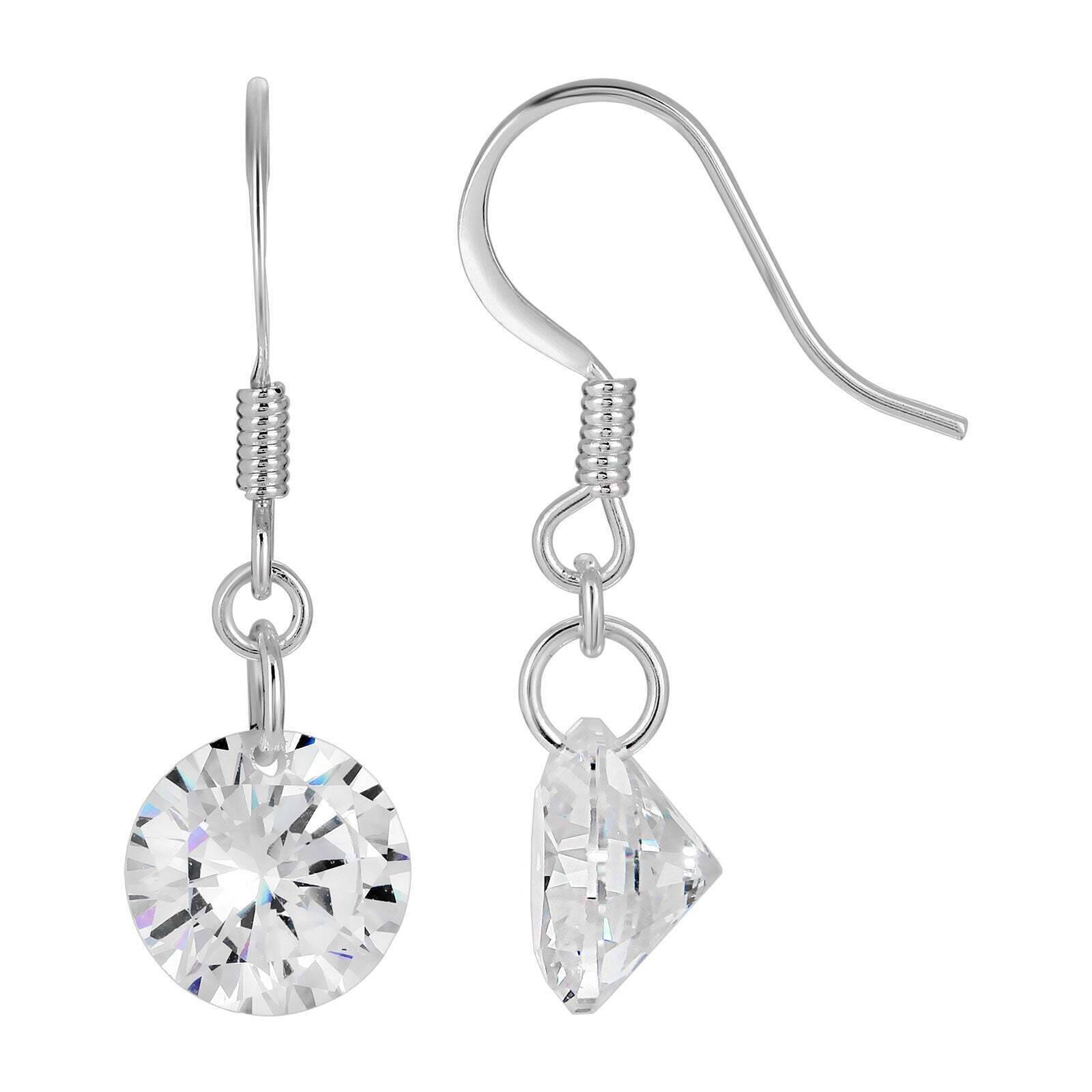1928 Jewelry Classic Round Austrian Crystal Drop Earrings for Women - Elegant Dangling Earrings for Wedding, Party & Evening Wear