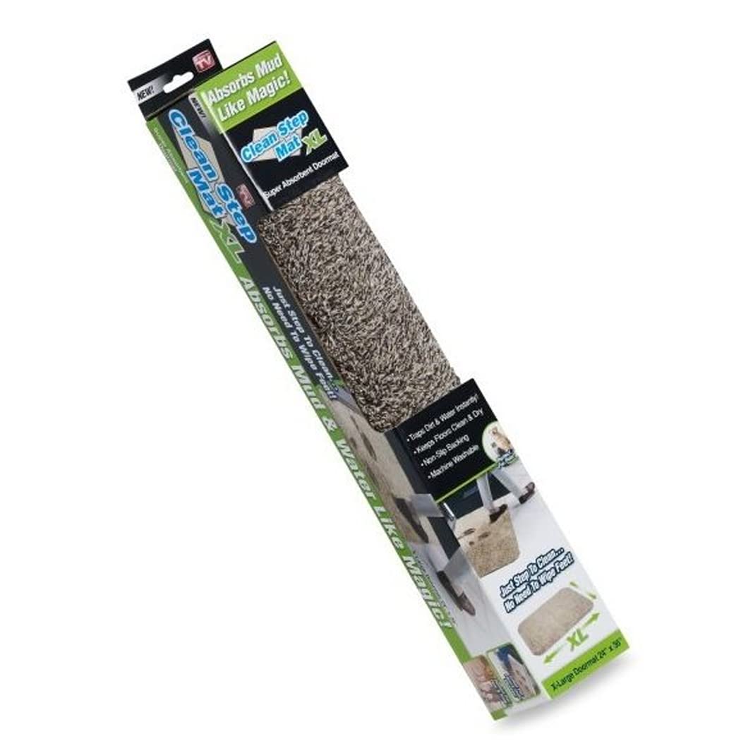 Non-Slip Runner Floor Mat 24x60 Inches - Super Absorbent Waterproof Door Mat for Entryway, Bathroom, Kitchen - Tan - Ideal for High Traffic Areas & Wet Surfaces