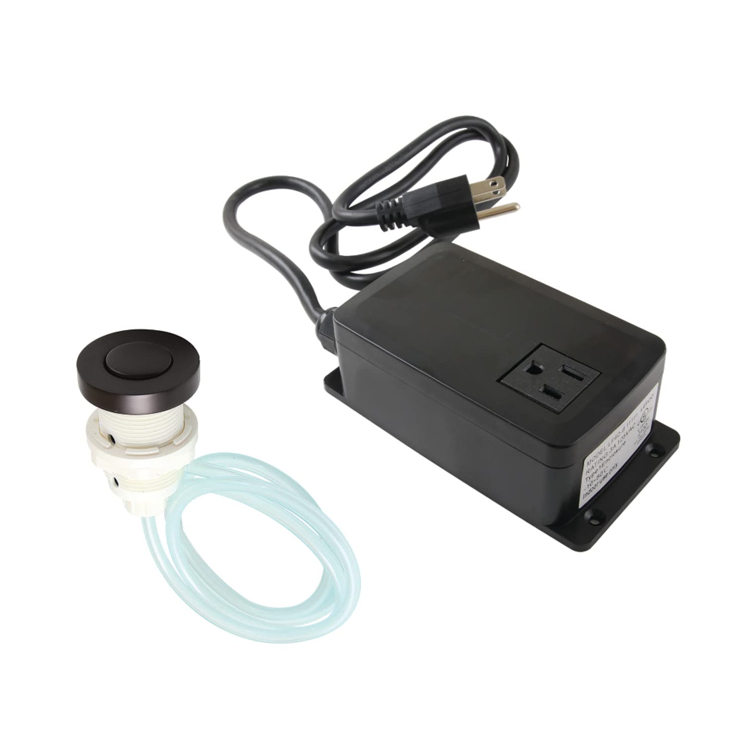 Kingston Brass KAMSK315 Gourmetier Single Outlet Garbage Disposal Air Switch Kit in Oil Rubbed Bronze - Perfect for Kitchen Sink Waste Disposal Systems & Modern Home Upgrades
