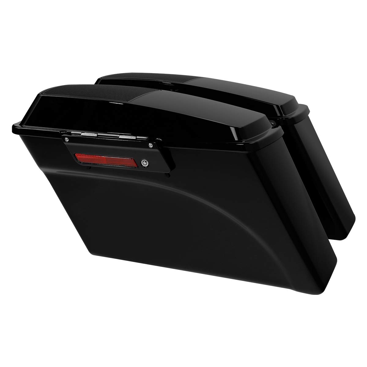 Premium Hard Saddlebags with 6x9 Speaker Lids for Harley Touring Road Glide, Road King, Street Glide, Electra Glide (1994-2013) & Softail Heritage Fatboy (1984-2017) - Durable Motorcycle Luggage for Long Rides & Road Trips