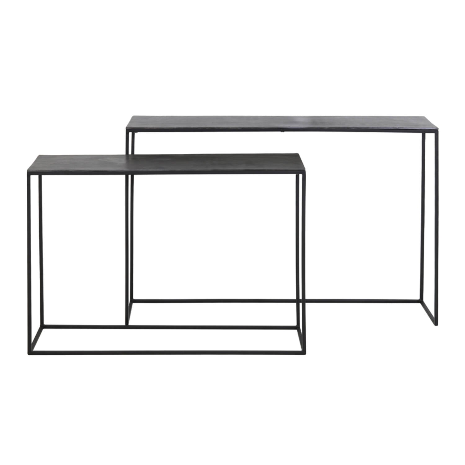 Boca Console Table - Black & Gold Finish - Elegant Entryway & Living Room Furniture for Home Decor