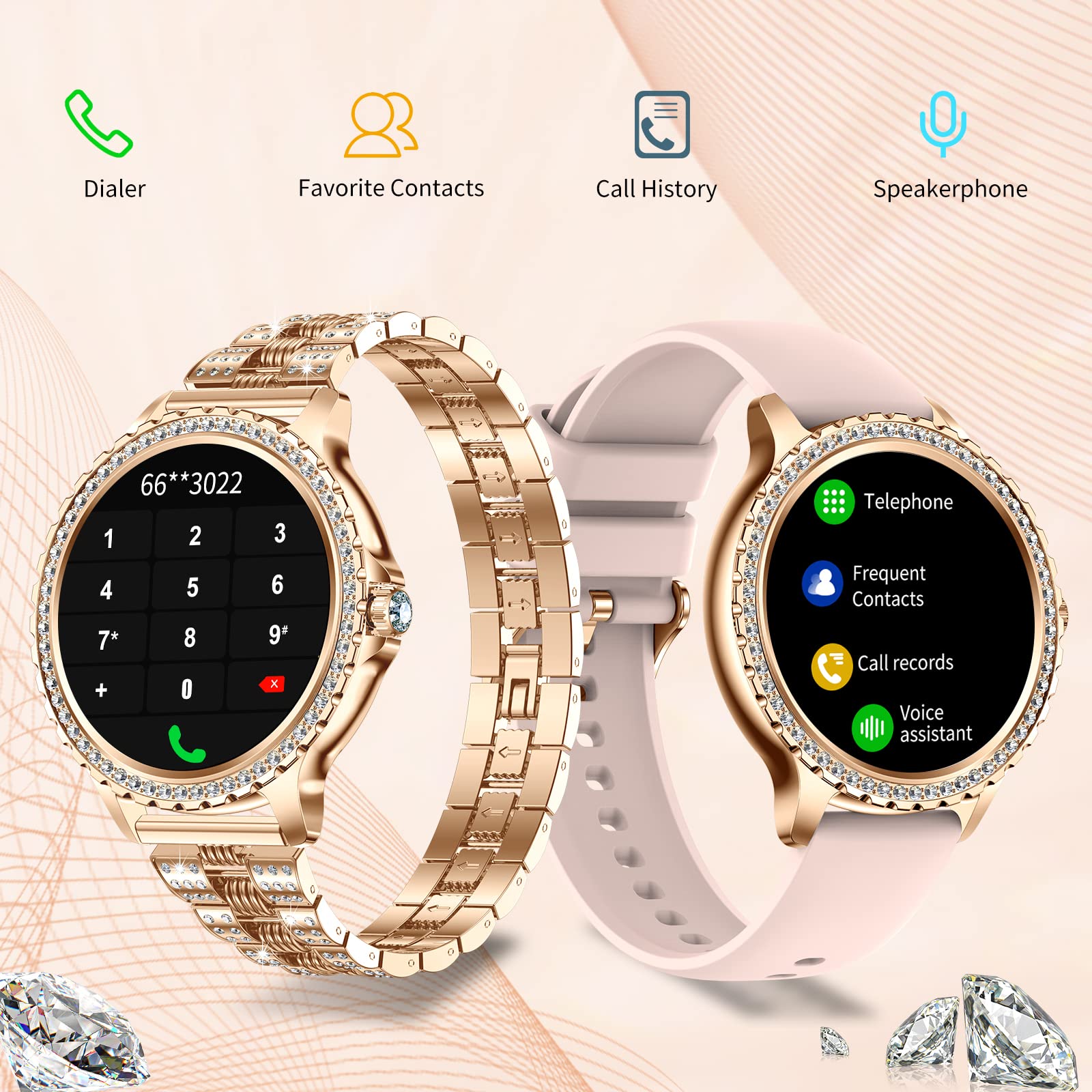 Elegant Smart Watch for Women - 1.32