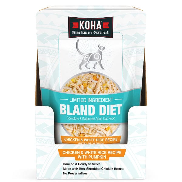 KOHA Limited Ingredient Cat Food - Grain Free Chicken & White Rice Recipe for Sensitive Stomachs | Digestive Support for Cats with Allergies | Perfect for Indoor Cats & Picky Eaters