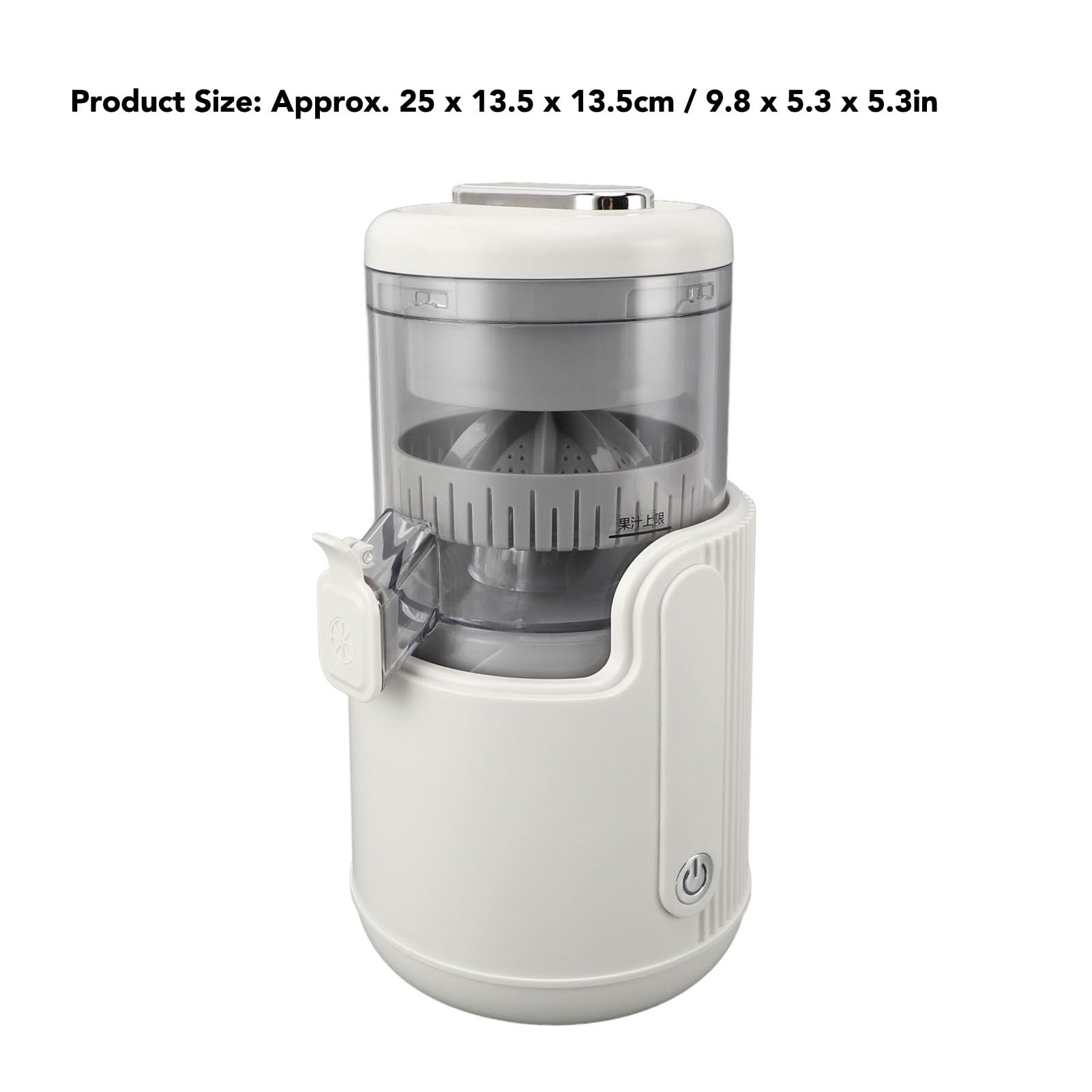 Electric Citrus Juicer - 500ML Leakproof USB Rechargeable Juicer with 360° Motor for Orange, Lemon, Lime & Grapefruit - Portable Mini Juicer Machine for Home, Office & Travel