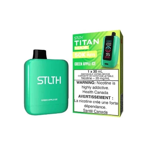 STLTH Titan MAX 50K Disposable Vape - 50000 Puffs, 30mL E-Liquid, Long-Lasting Vaping Device for Adults | Perfect for Travel, Parties & On-the-Go Use (Ontario)