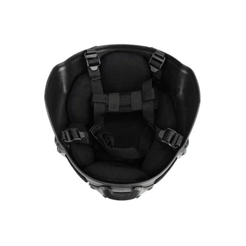 Tactical FAST Helmet MICH2000 for Paintball & Airsoft - Lightweight Military Style Helmet with Adjustable Chin Strap - Perfect for Outdoor Combat Games, Training & Tactical Missions