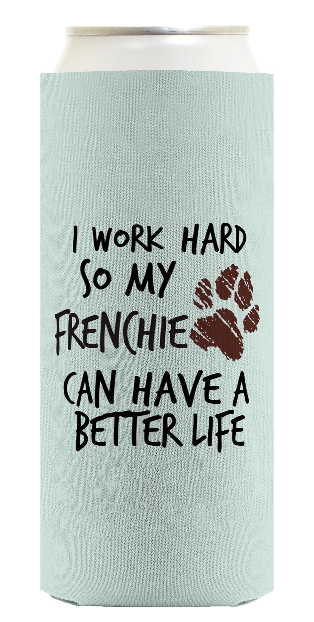 96-Pack Ultra Slim Can Coolers with Paw Print Design - Perfect Gift for Dog Lovers & Men - Keep Drinks Cold for Work, Parties, BBQs & Outdoor Activities