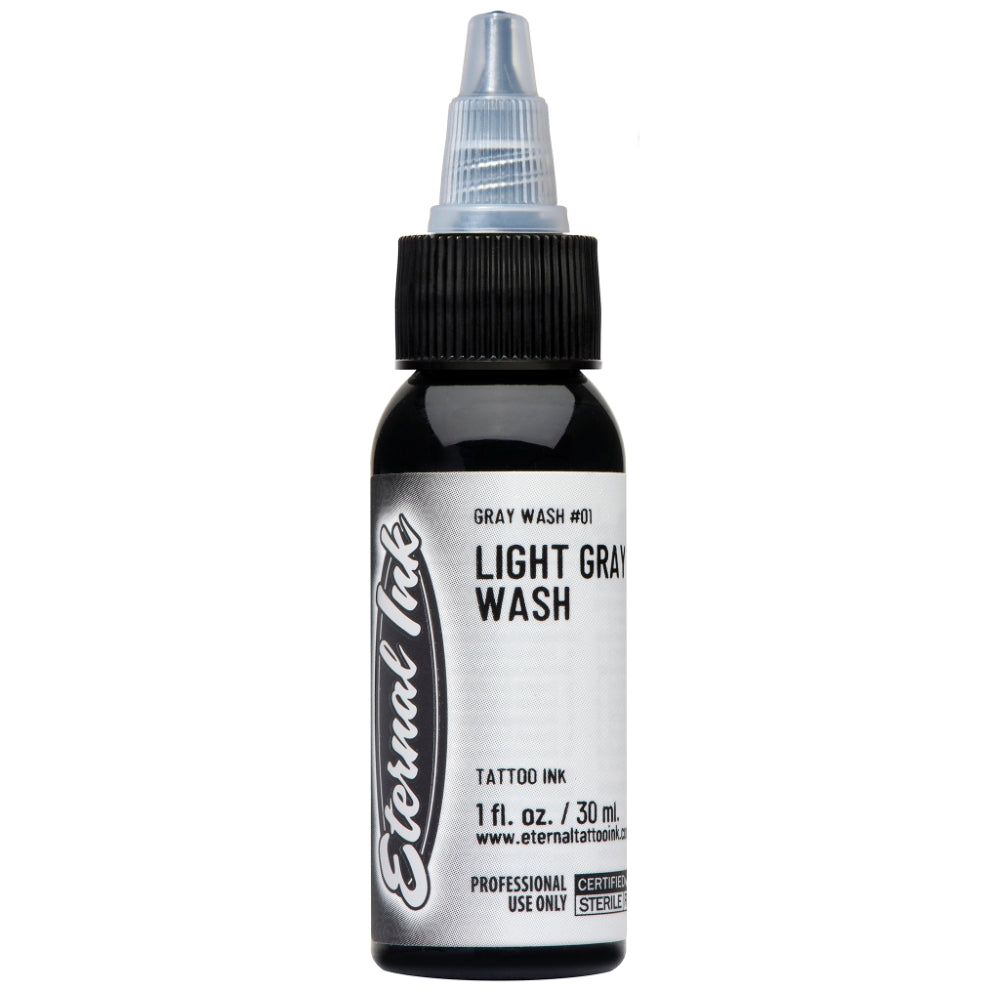 Eternal Ink Eternal Gray Wash Set - Professional Tattoo Ink for Artists | Perfect for Realistic Shading & Tattoo Art | Studio & Home Use