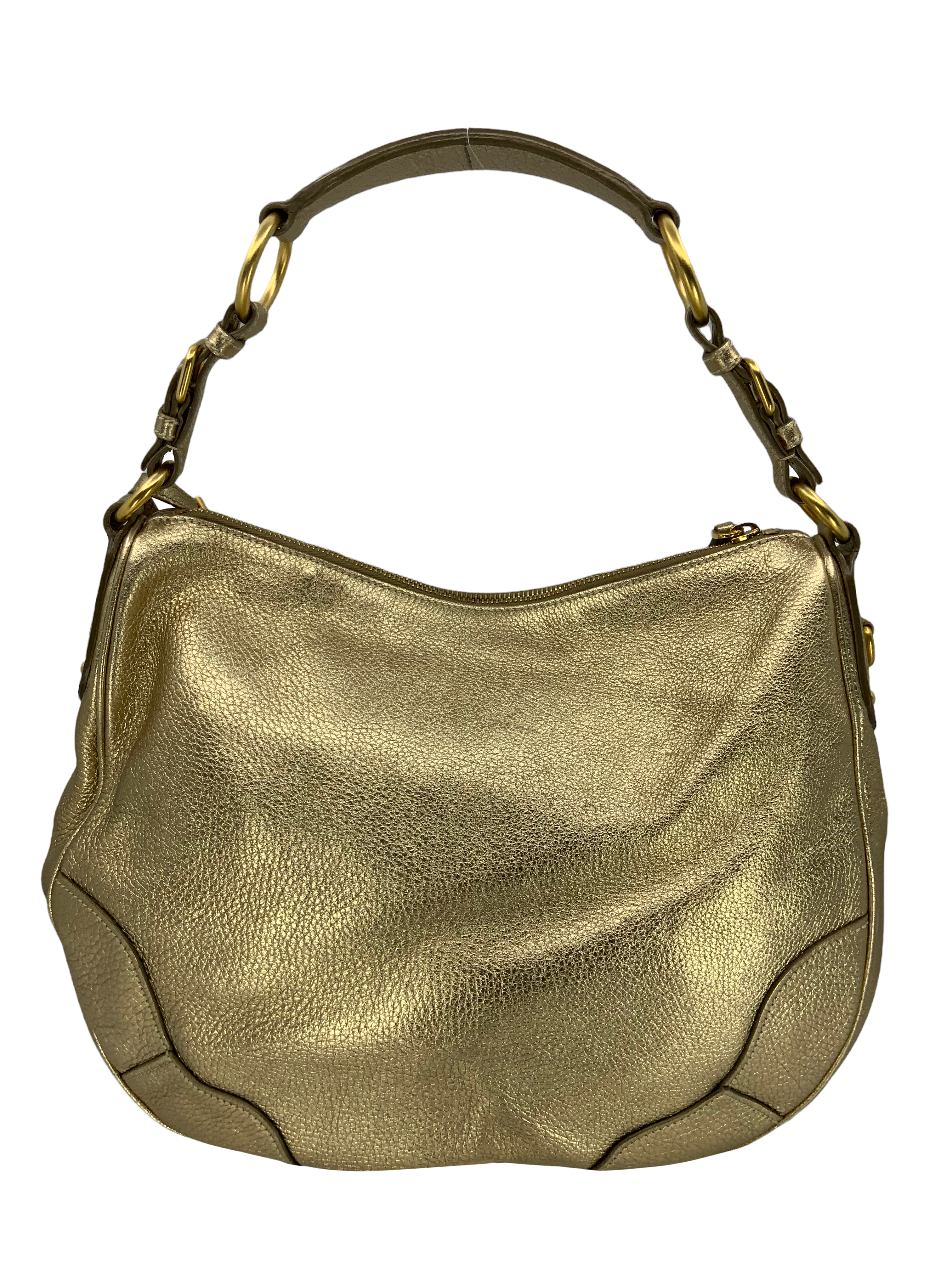 Prada Vitello Daino Leather Shoulder Bag for Women | Luxury Designer Crossbody Handbag | Perfect for Work, Travel & Evening Out