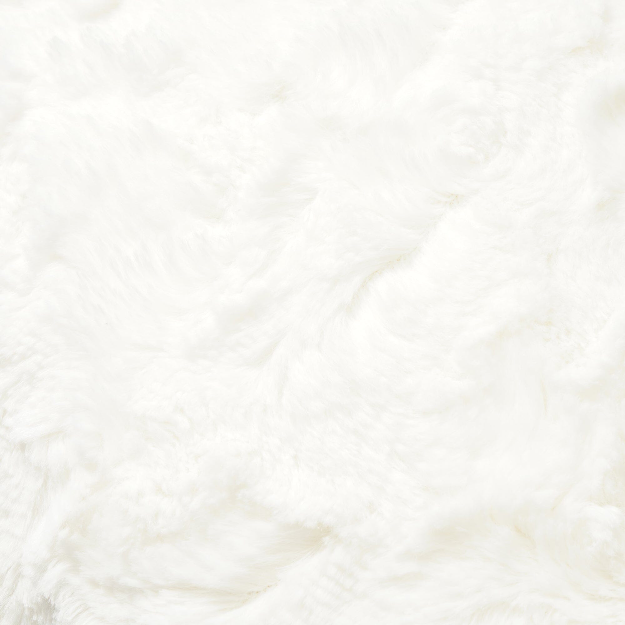 Premium 450x450 White Faux Fur Cushion Cover - Soft & Luxurious Throw Pillow Case for Living Room Sofa, Bedroom Decor, and Cozy Home Styling