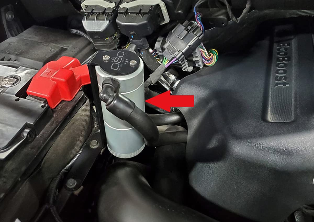 J&L Oil Separator Co. 3.0 Oil Separator Can Extension EXT-C (Silver) - Universal Fit for Automotive & Industrial Applications - Perfect for Engine Maintenance, Air Compressors & Hydraulic Systems