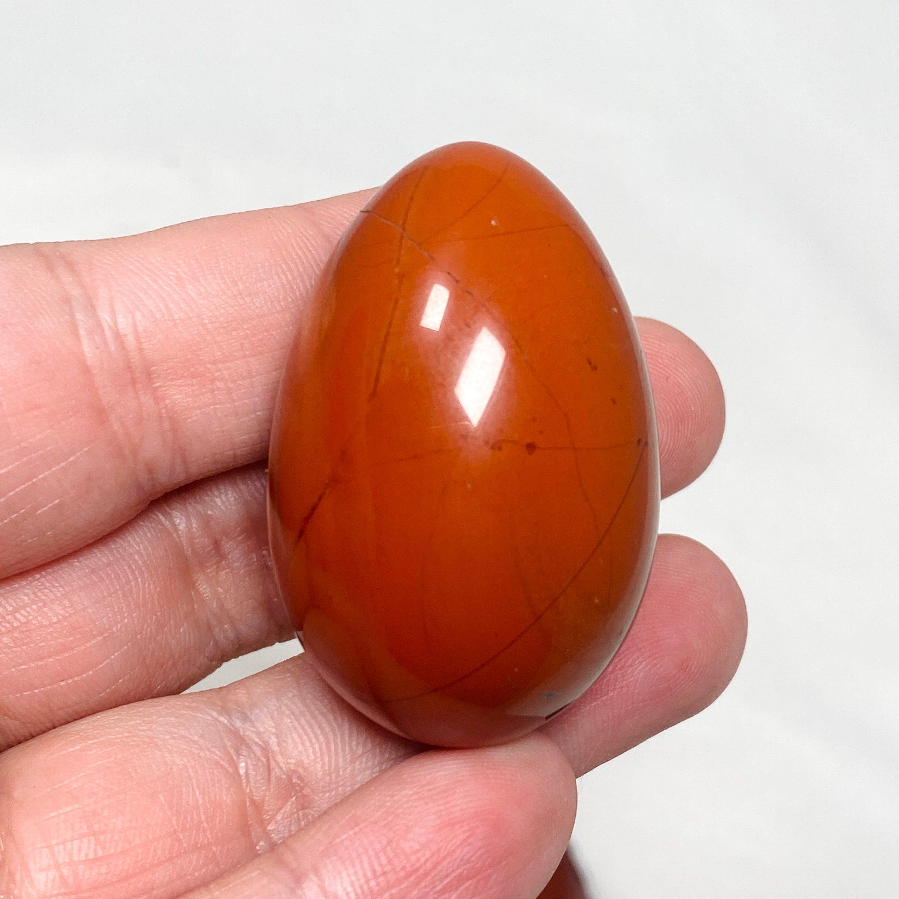 Jasper Egg JAE 01 - Natural Stone Massage Tool for Relaxation & Stress Relief - Perfect for Spa, Yoga, and Home Wellness Rituals