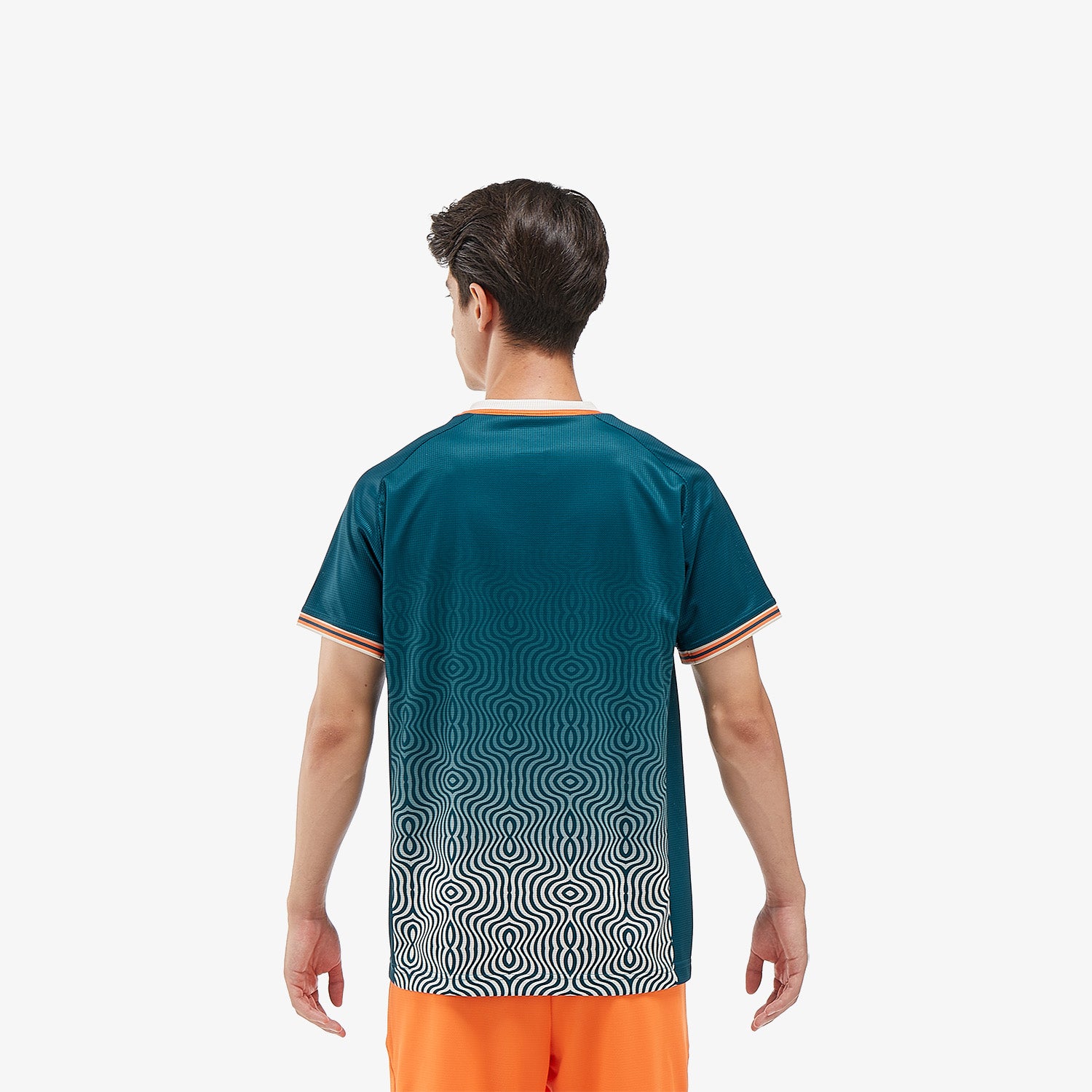 Yonex Men's Crew Neck Tournament Tennis Shirt 10567NSK (Night Sky) - Breathable Performance Top for Competitive Matches & Training