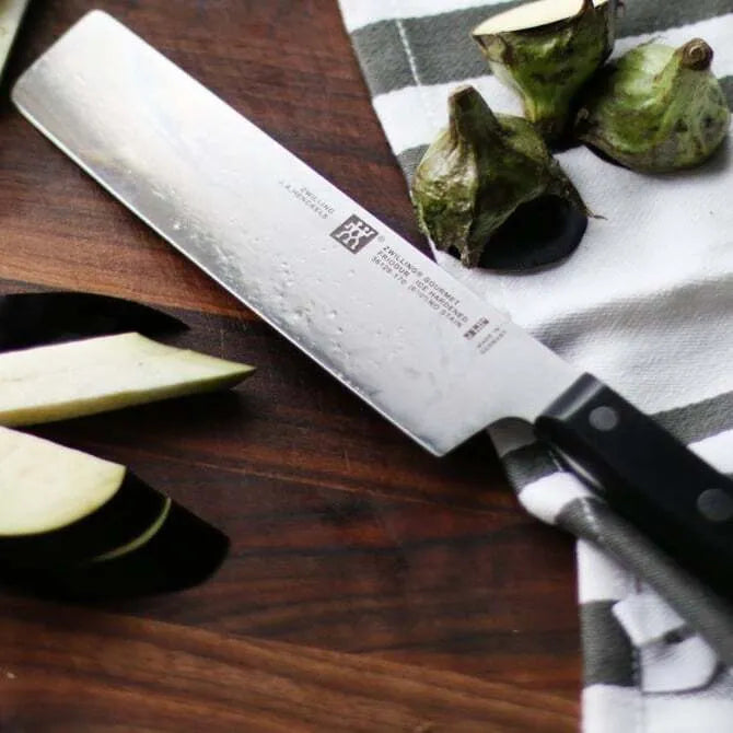 Henckels Gourmet 6.5 Inch Nakiri Knife - Japanese Vegetable Knife for Chopping, Slicing & Dicing - Perfect for Home Chefs & Professional Kitchens