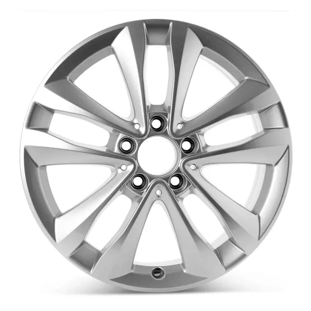 17 Inch Mercedes C300 Wheel Replacement - Silver Replica Rim 85700 | OEM Style Alloy Wheels for Mercedes-Benz C-Class (W205) | Perfect for Car Upgrades & Luxury Vehicle Customization