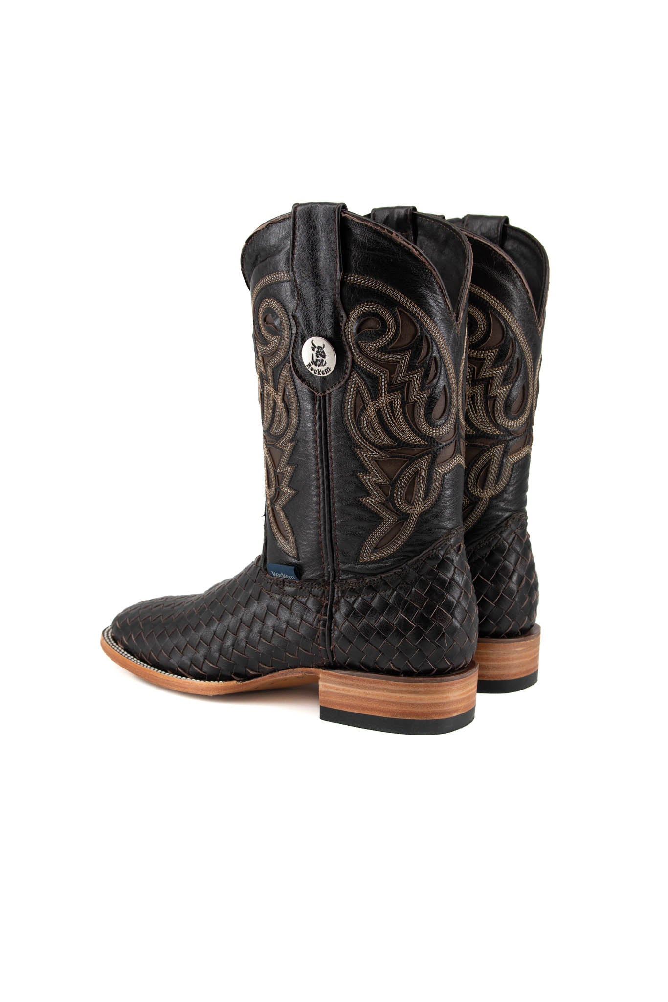 Vancouver Square Toe Cowboy Boots for Men & Women - Western Style Leather Boots with Rubber Sole - Perfect for Rodeo, Country Dance & Outdoor Riding