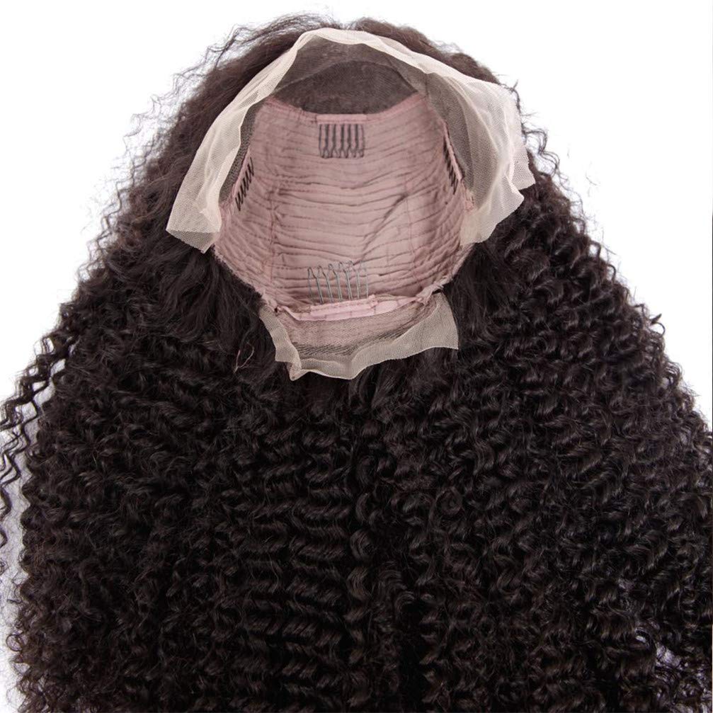 26 Inch Brazilian Deep Curly Synthetic Front Wig with Baby Hair & Pre-Picked Natural Hairline - Perfect for Cosplay, Daily Wear & Special Occasions