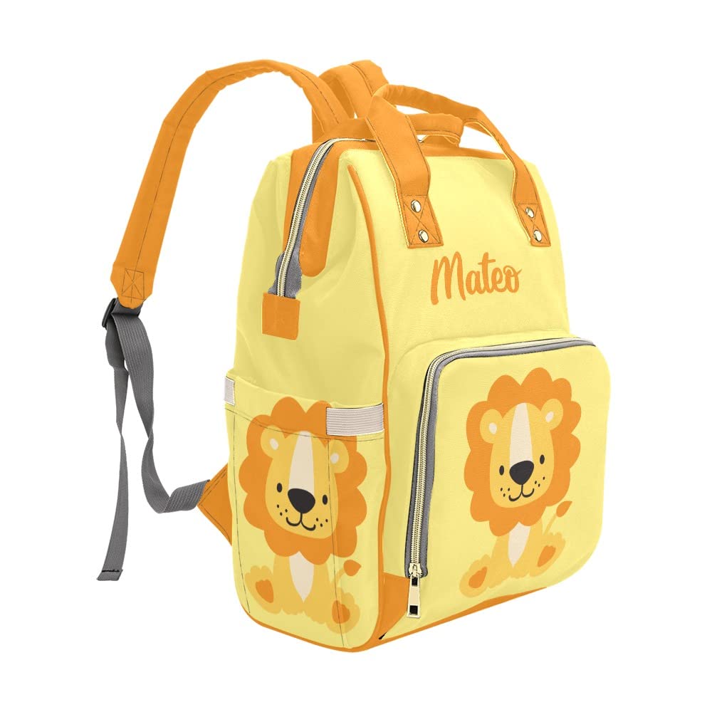 Personalized Diaper Bag Backpack with Name - Custom Travel Baby Changing Bag for Moms, Perfect for Daycare, Hospital Visits & Family Outings