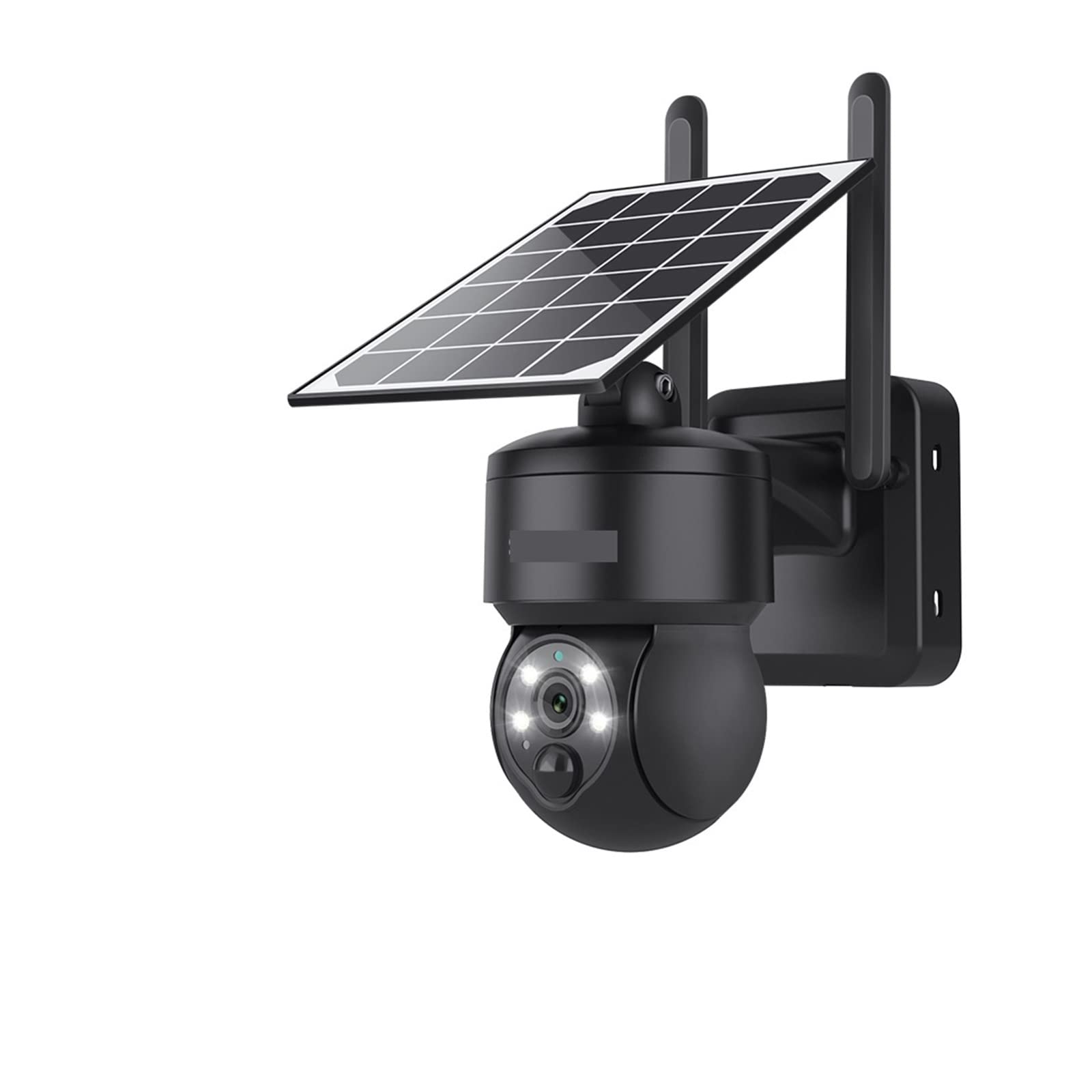 SilteD Solar Security Camera Outdoor - 4G SIM, 3MP PTZ, WIFI Wireless, Two-Way Audio, Battery Powered with Solar Panel (Black) - Ideal for Home Security, Farm Monitoring & Remote Property Protection