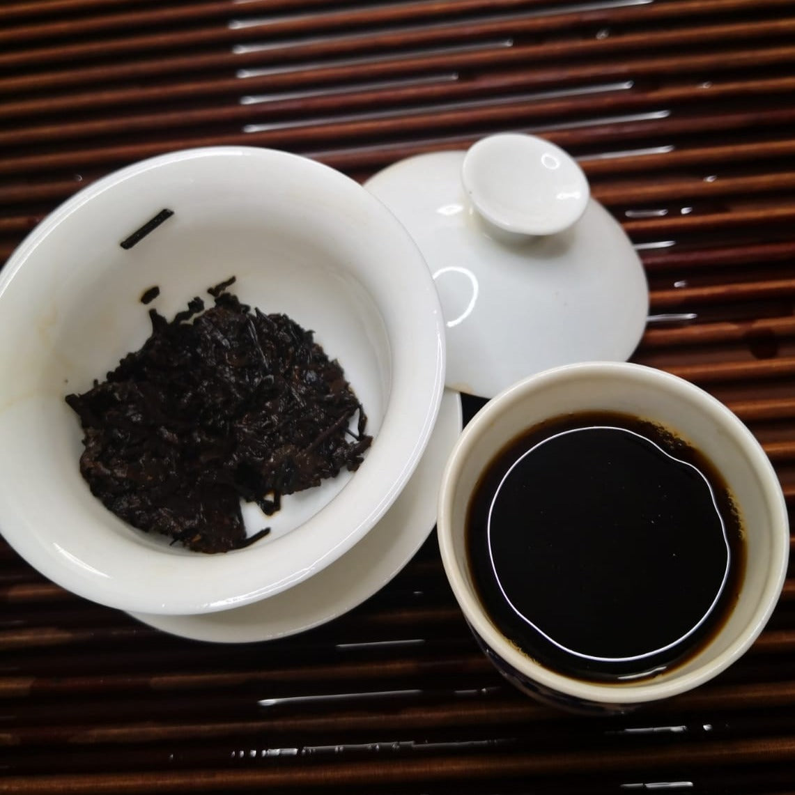 Premium 2010 Mt. Bulang Ancient Tree Shou PuEr Tea Cake - 200g Ripe Pu-Erh Tea from Brown Mountain, Perfect for Tea Ceremonies & Relaxation