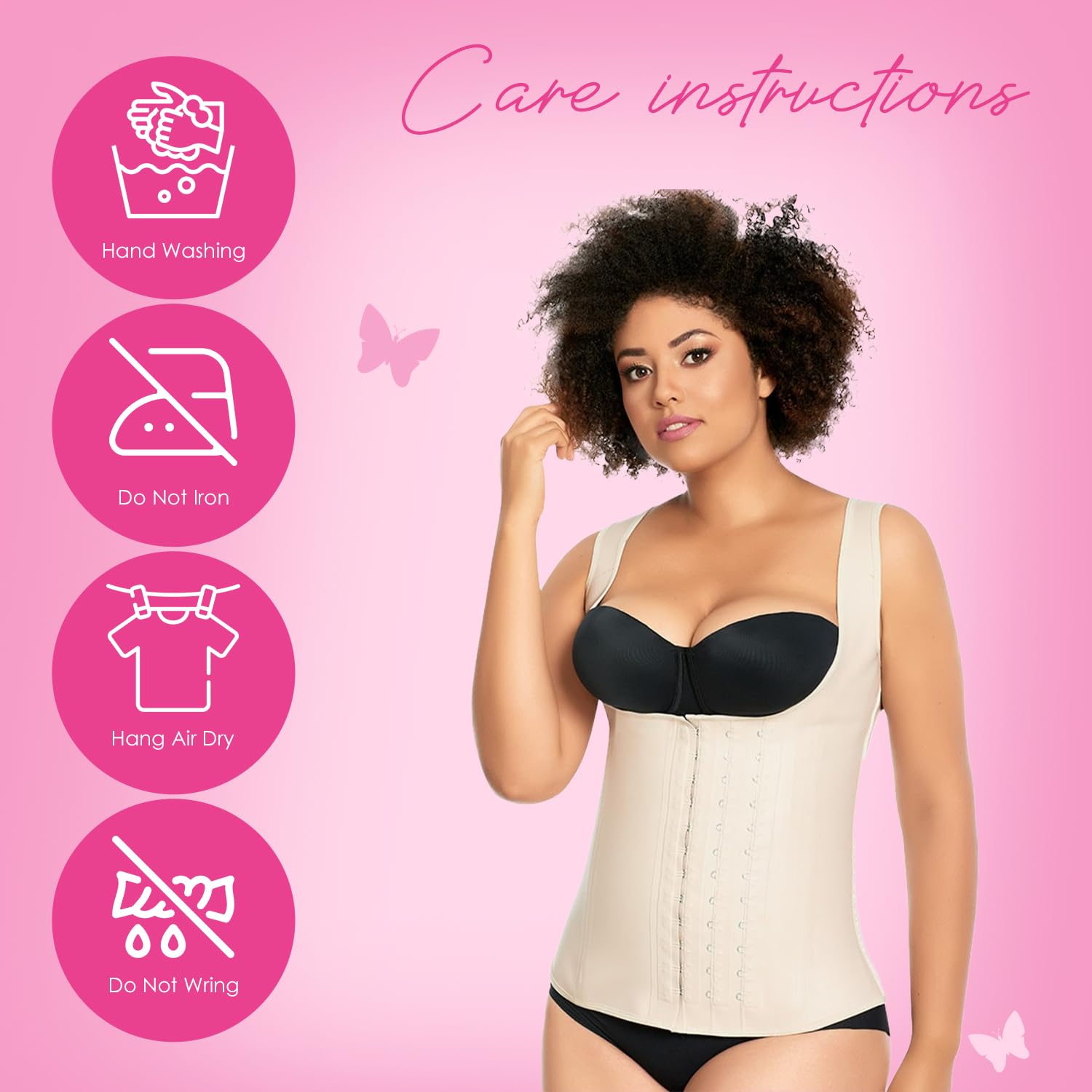 Women's Latex Waist Trainer Vest - Hourglass Figure Corset for Body Shaping & Slimming | Perfect for Tummy Control, Postpartum Recovery & Workout Support