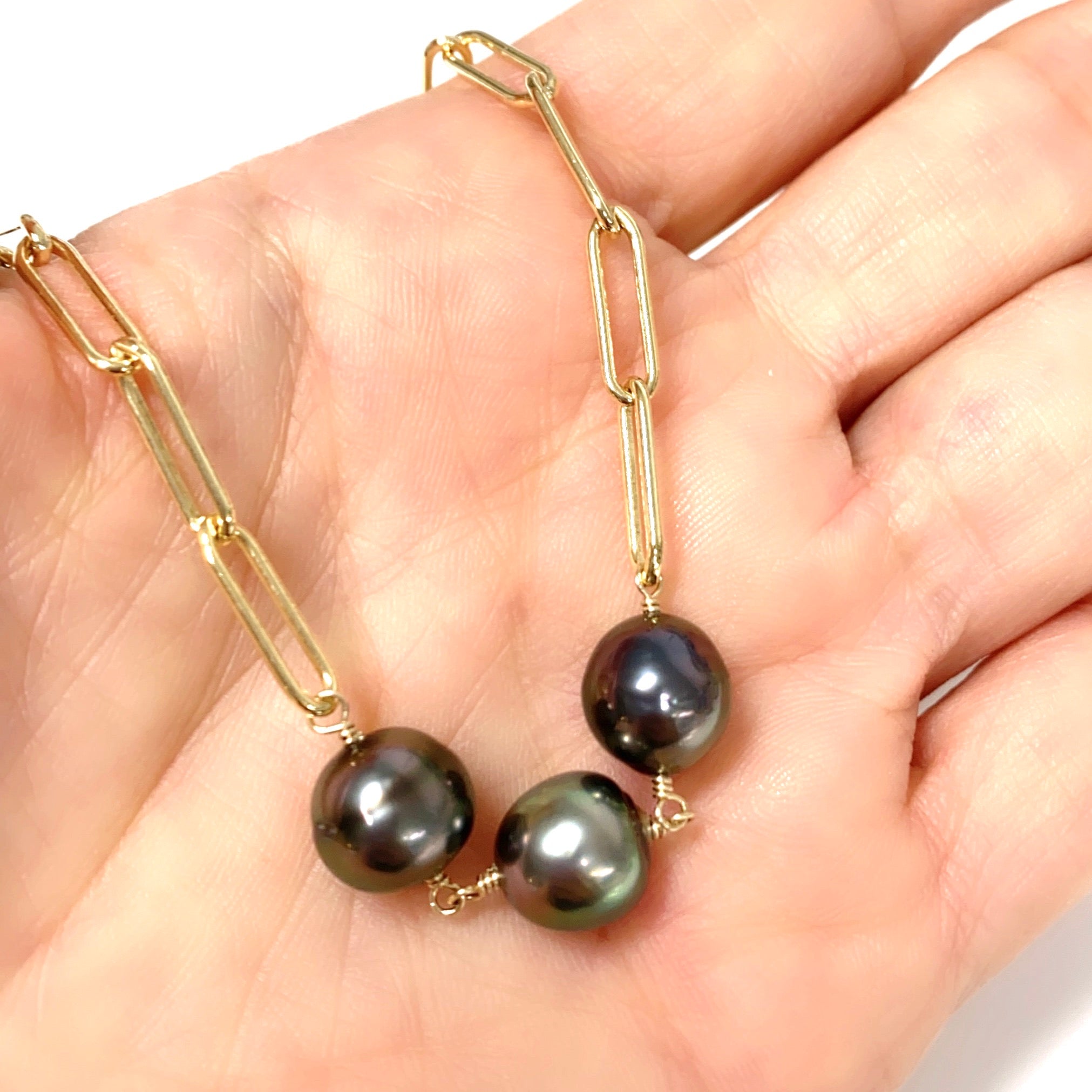 LYLIA Tahitian Pearl Bracelet (B443) - Elegant Handmade Jewelry for Women, Perfect for Weddings, Parties & Gifts