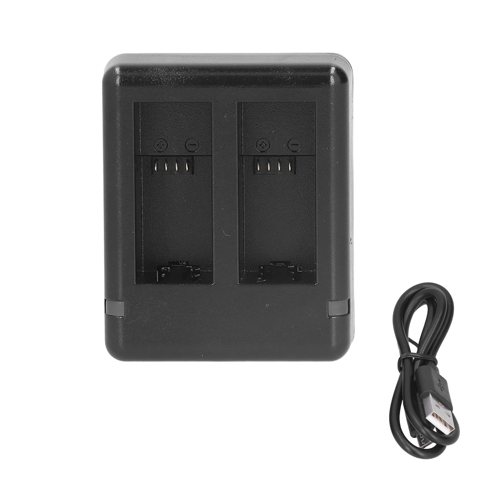 Milltrip Dual USB Battery Charger for GoPro Hero 9/10 - 2-Port Fast Charging Station with LED Indicators - Perfect for Travel, Vlogging & Action Camera Accessories
