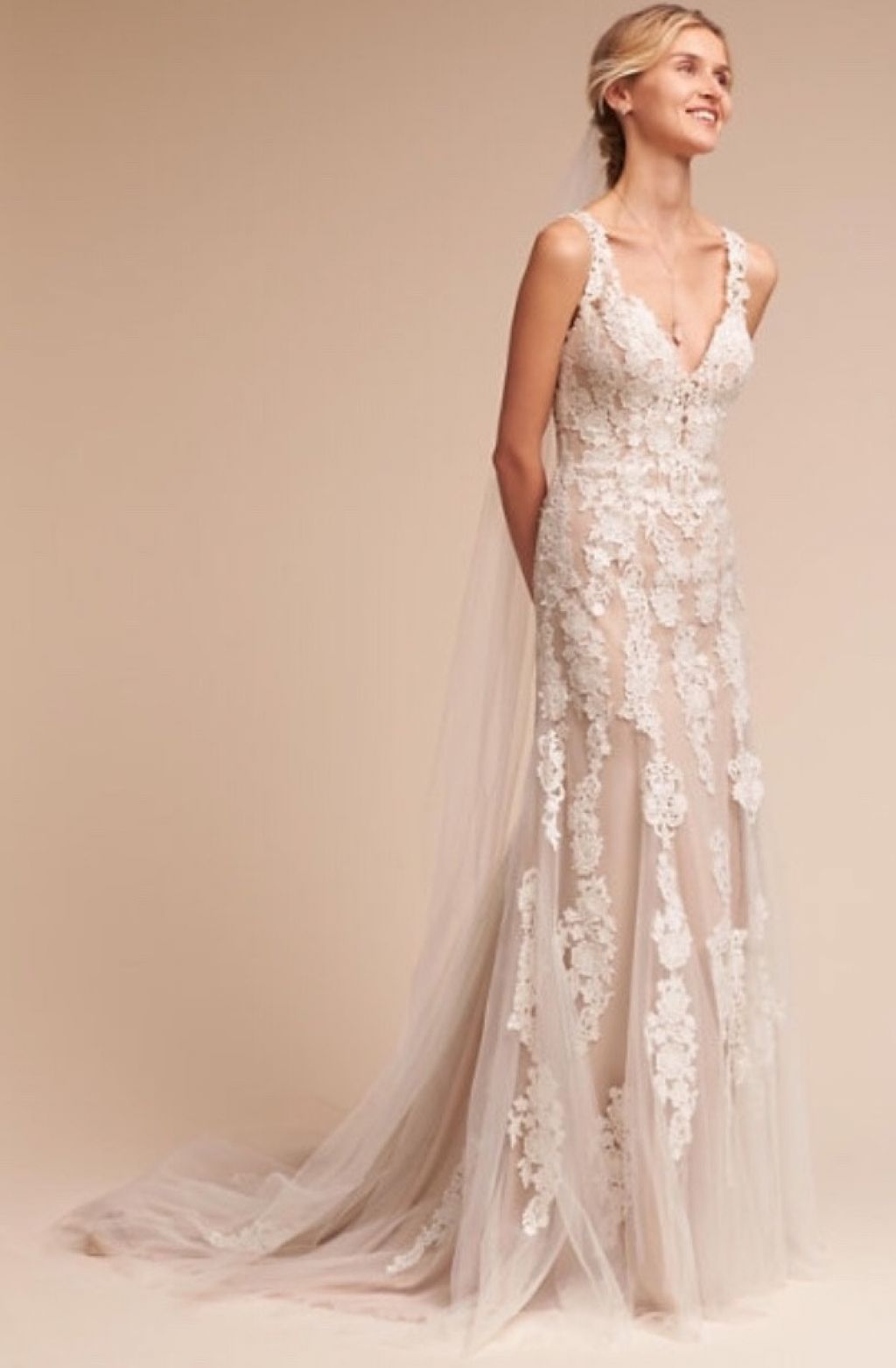 BHLDN Whispers & Echoes Monarch Gown - Elegant Wedding Dress for Brides | Perfect for Beach, Garden & Formal Ceremonies