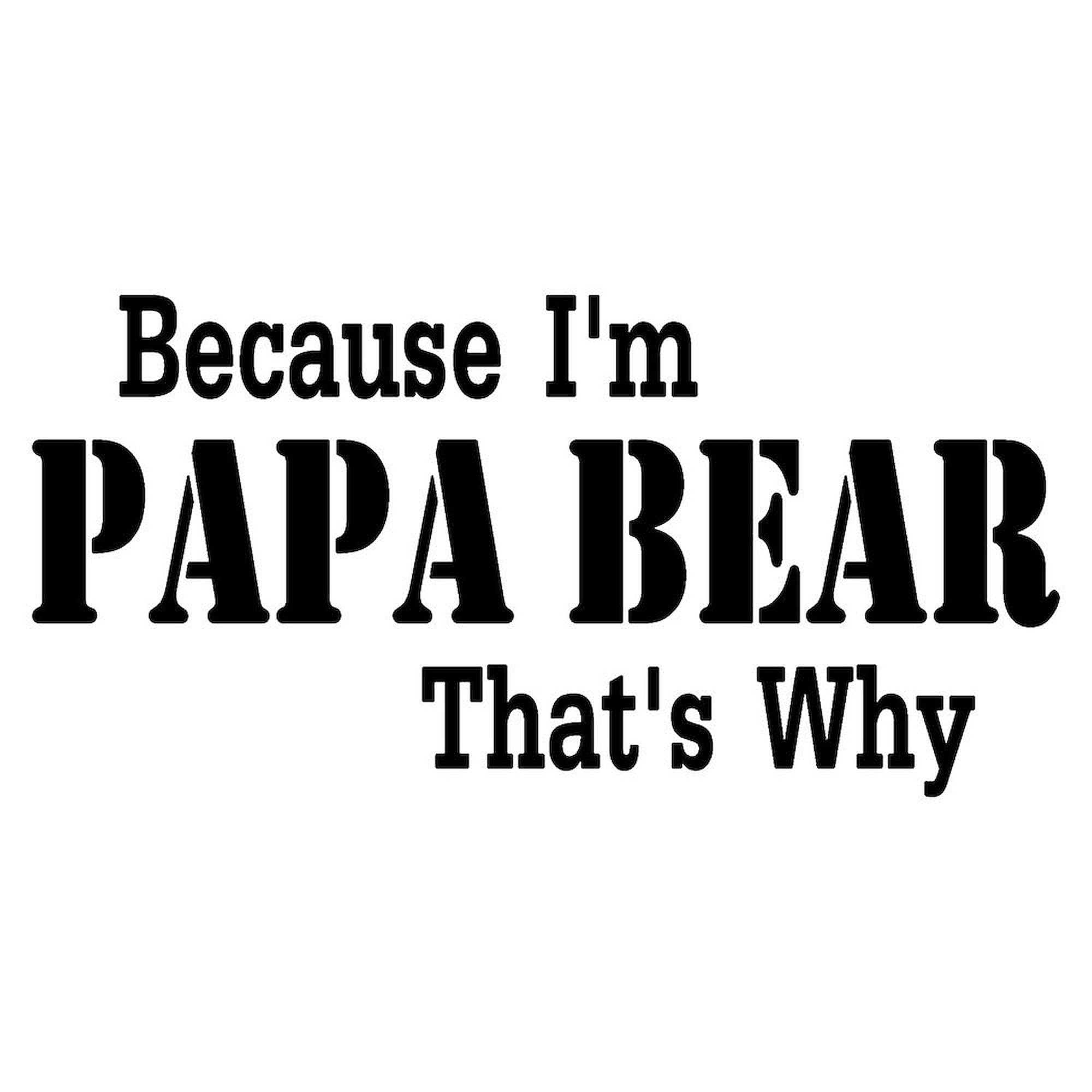 Papa Bear 15 oz (444 ml) Ceramic Coffee Mug - Funny Dad Gift, Perfect for Father's Day, Birthday & Office Use - Ideal for Hot Coffee, Tea & Cocoa