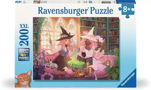 Enchanting Library 200 Piece Jigsaw Puzzle for Adults - Beautiful Bookcase Design for Relaxation & Stress Relief - Perfect for Family Game Night & Educational Activities
