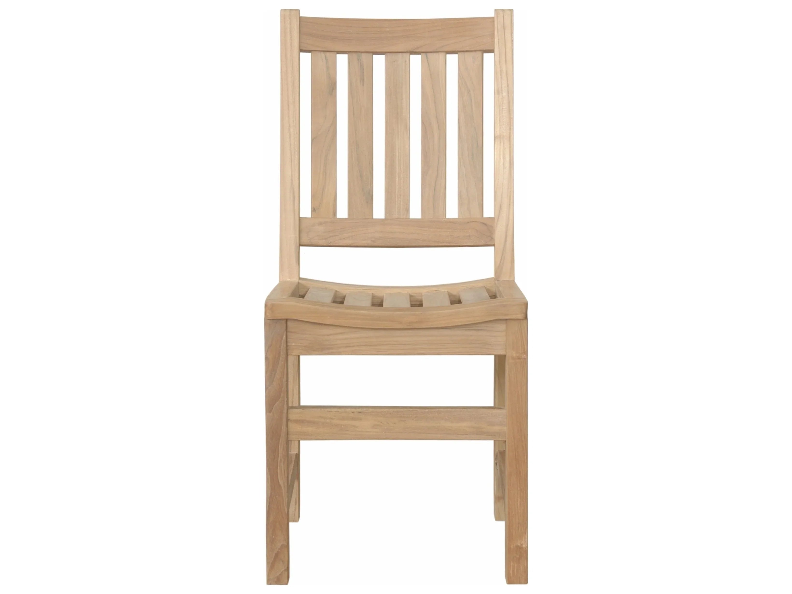Anderson Teak 5-Piece Outdoor Dining Table Set with 4 Chairs - 36 Inch Round Table - Weather-Resistant Patio Furniture for Garden, Deck, and Backyard Dining