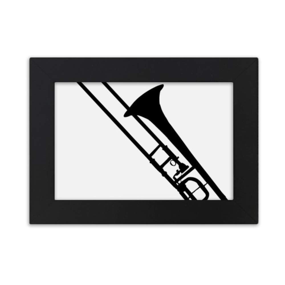 DIYthinker Trombone Classical Music Instrument Photo Frame - Elegant Desktop Decor for Musicians, Music Lovers & Home Office - Perfect Gift for Graduation, Birthday & Music Enthusiasts