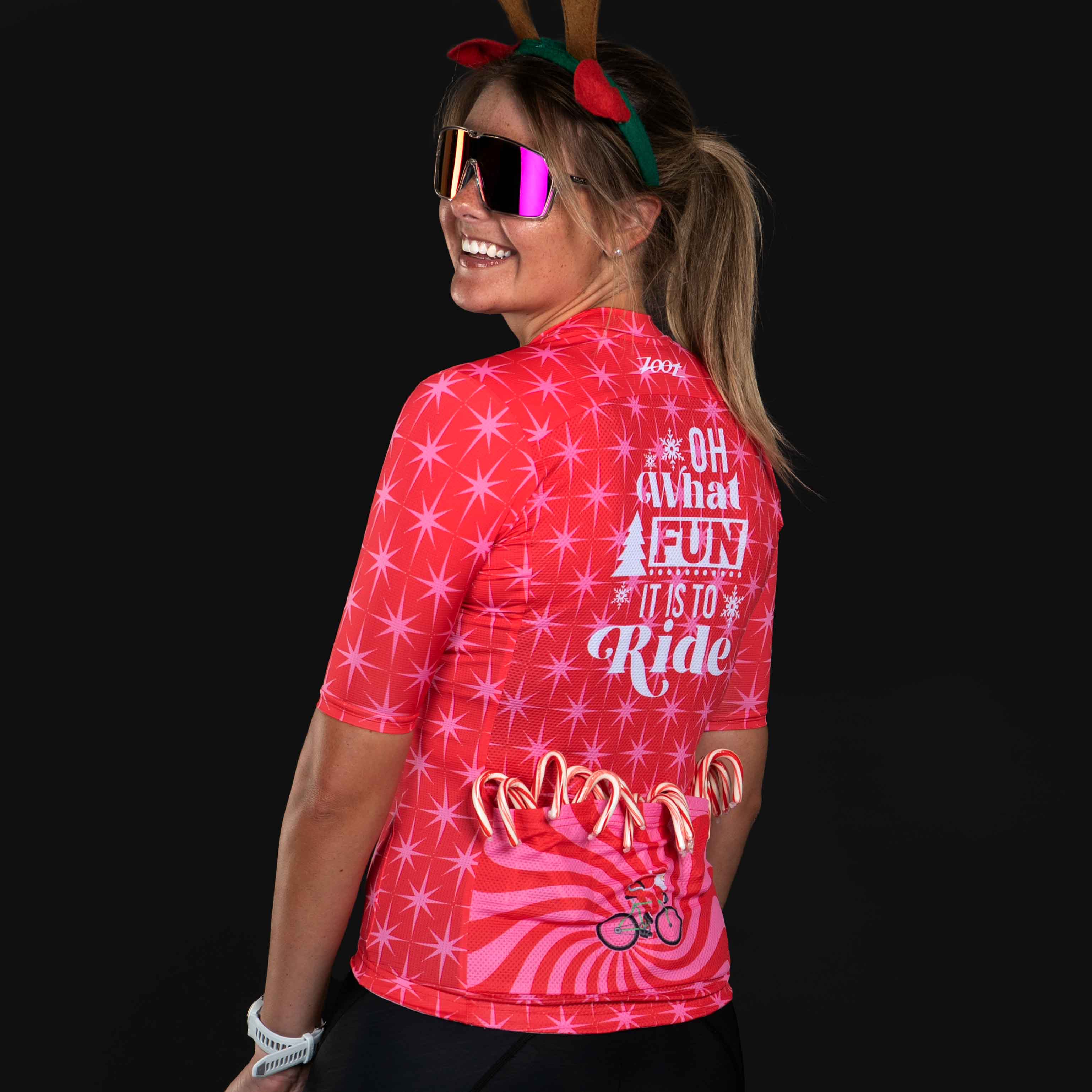 Women's Limited Edition Cycling Aero Jersey with Twinkle Design - High Performance Bike Shirt for Road Racing & Training
