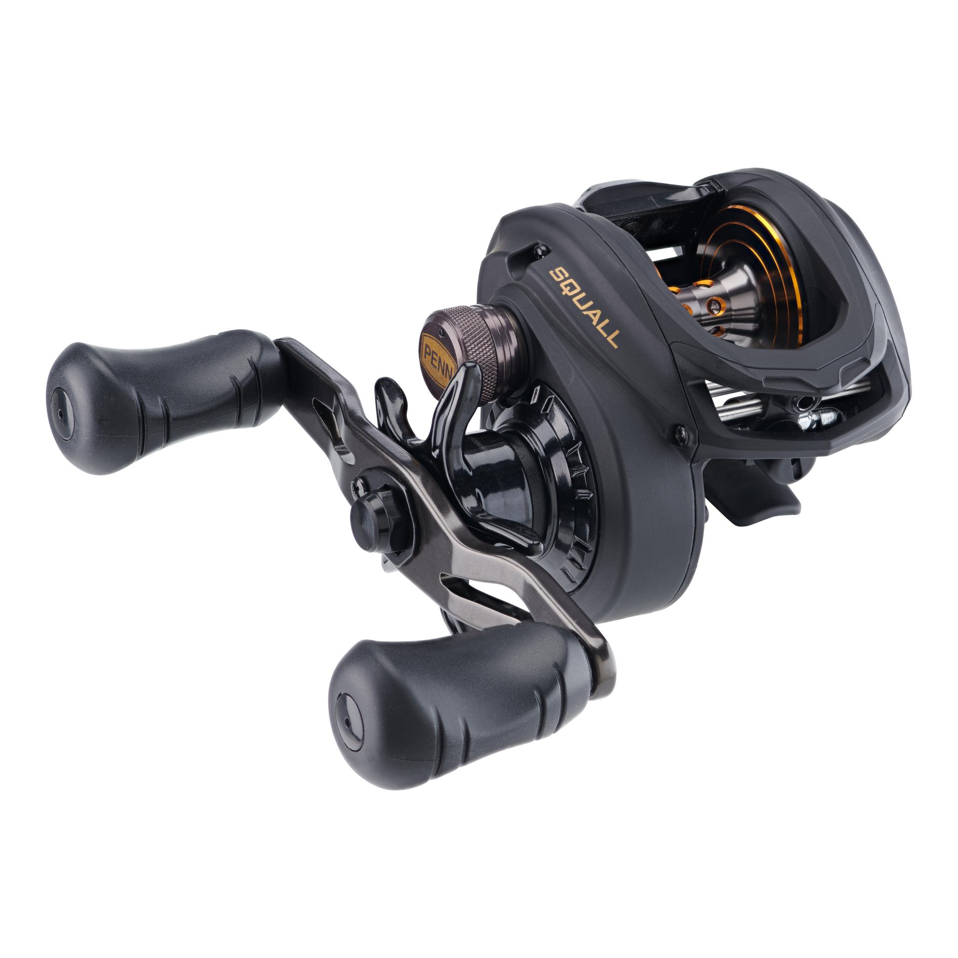 Squall® Baitcast Fishing Reel - High Performance Saltwater & Freshwater Fishing Gear for Bass, Trout, and Walleye - Perfect for Casting, Trolling, and Surf Fishing