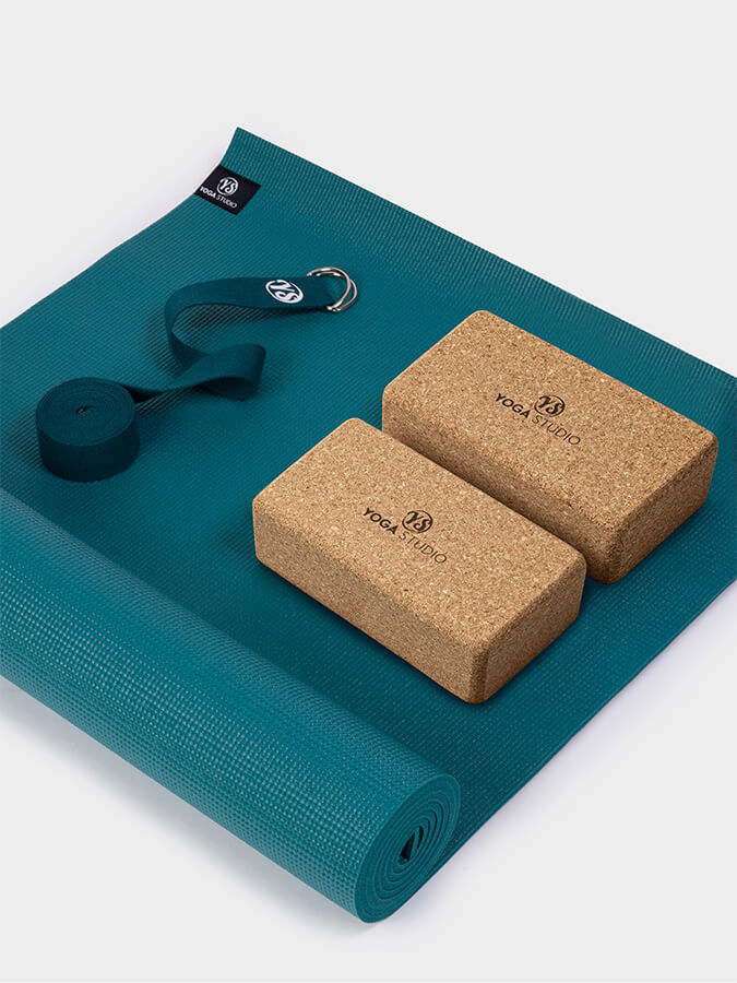 Eco-Friendly Cork Yoga Mat Set with Non-Slip Surface - Oeko-Tex Certified for Home & Studio Practice - Perfect for Beginners & Professionals