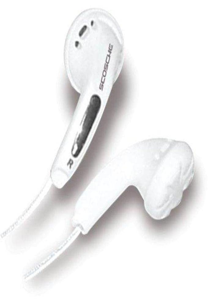 Scosche IUHP2 Wireless Earbuds - White Bluetooth Headphones for Running, Gym & Workout - Sweatproof & Secure Fit Earphones for Sports & Active Lifestyle
