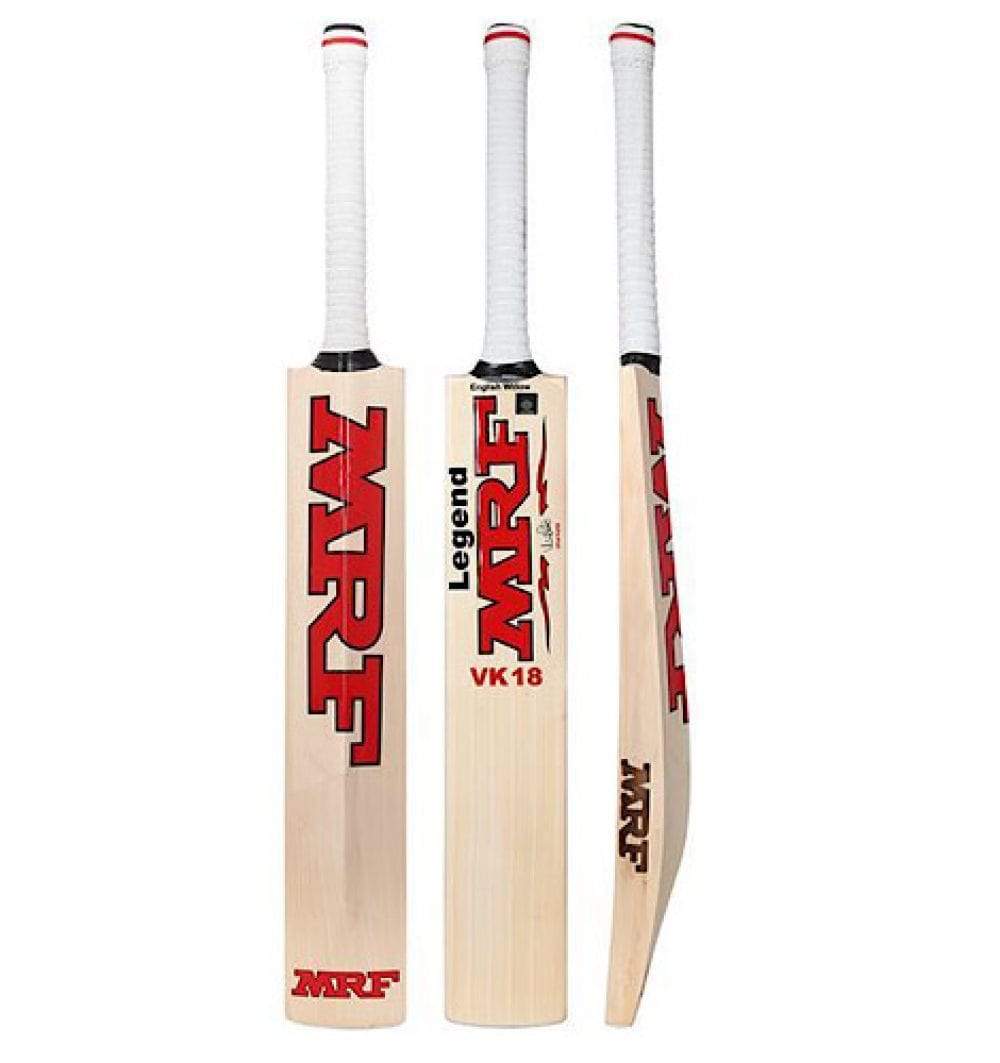 MRF Legend Virat Kohli 18 Cricket Bat - Professional Grade Willow Cricket Bat for Adults & Youth - Perfect for Matches, Practice & Training Sessions