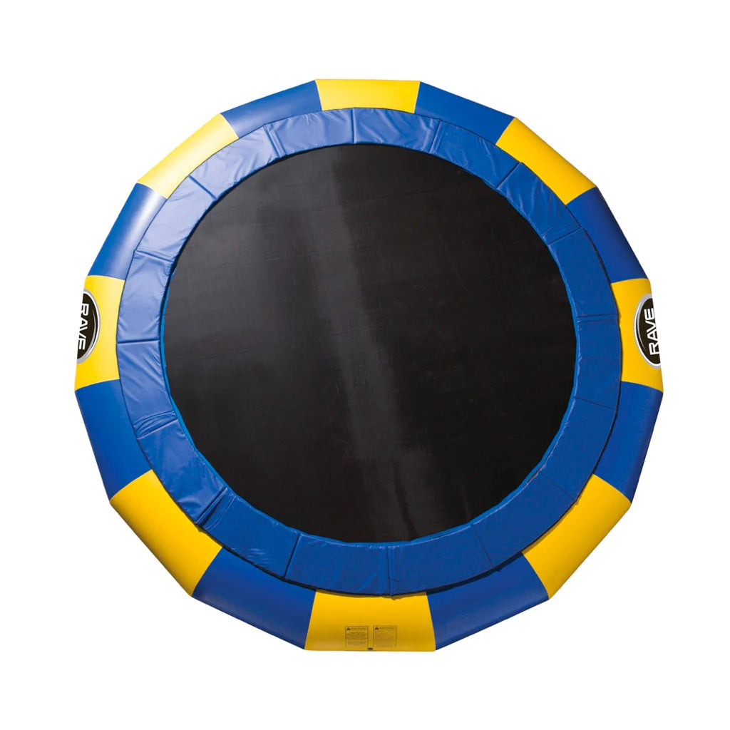 Best Rave Aqua Jump Water Trampoline - Inflatable Floating Water Park for Lakes & Pools - Perfect for Summer Parties, Family Fun & Backyard Water Activities