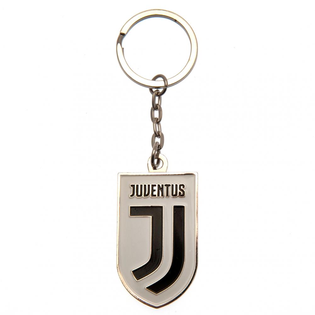 Official Juventus FC Keychain - Premium Metal Soccer Keyring for Fans - Perfect for Keys, Bags & Gifts for Football Lovers