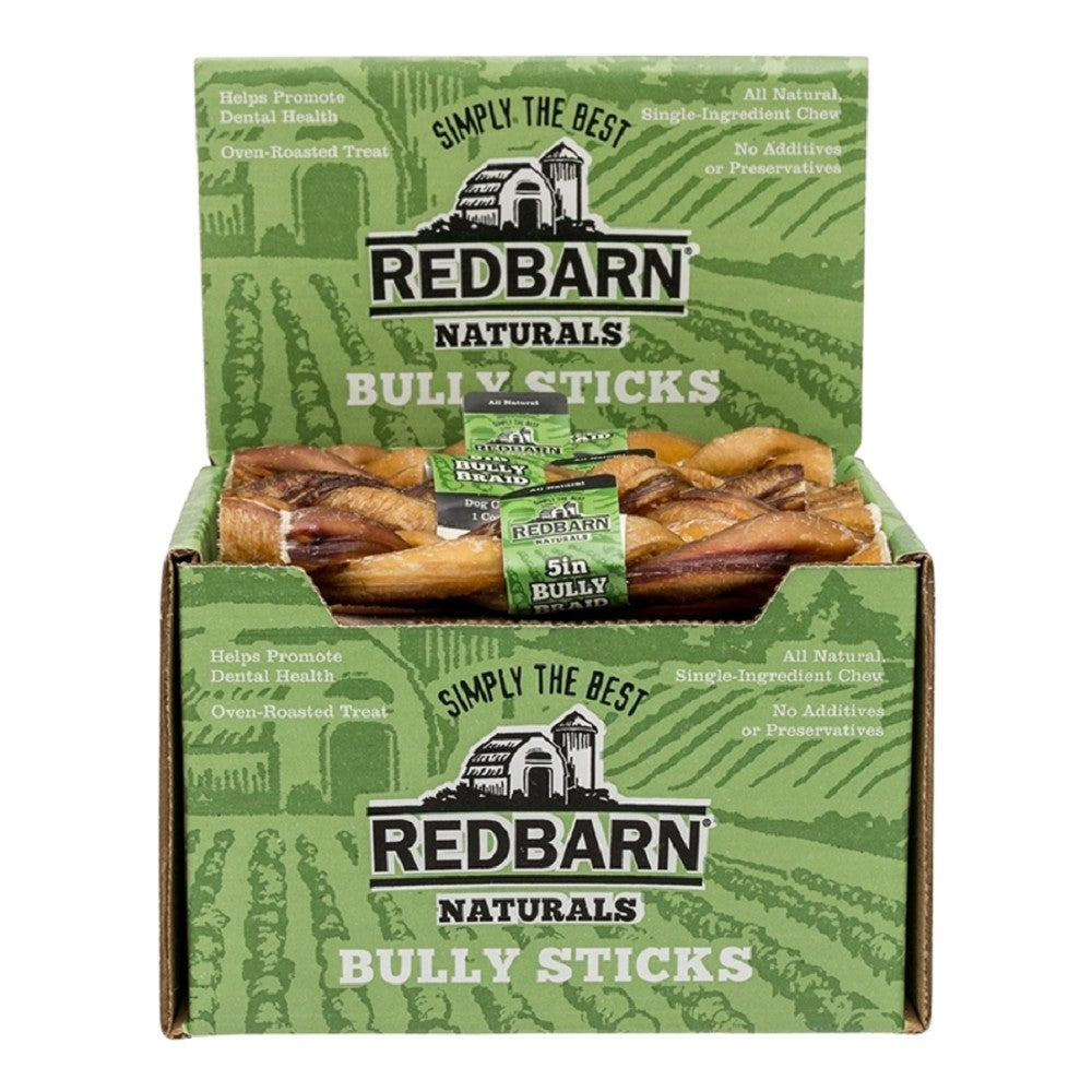 Natural Braided Bully Stick Dog Chews - Long-Lasting Dental Treats for Puppies & Adult Dogs - Promotes Teeth Cleaning & Healthy Gums - Perfect for Training, Teething, and Anxiety Relief