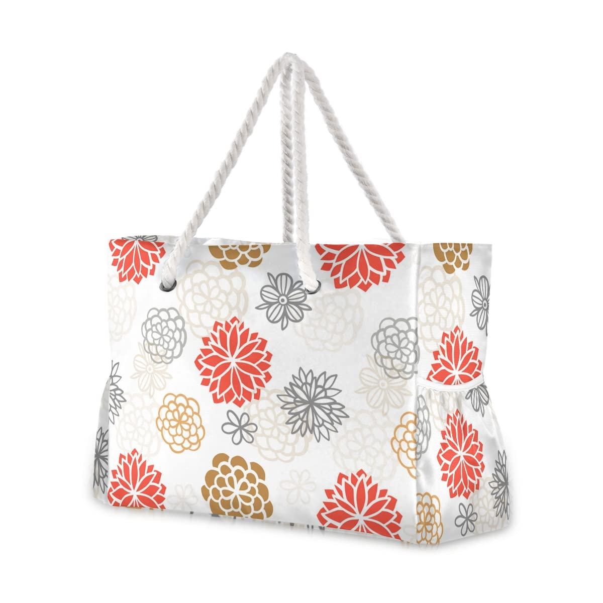 Senya Large Canvas Beach Tote Bag - Water Resistant Shoulder Bag for Women, Gym, Travel & Daily Use | Perfect for Pool Days, Shopping & Work Commute