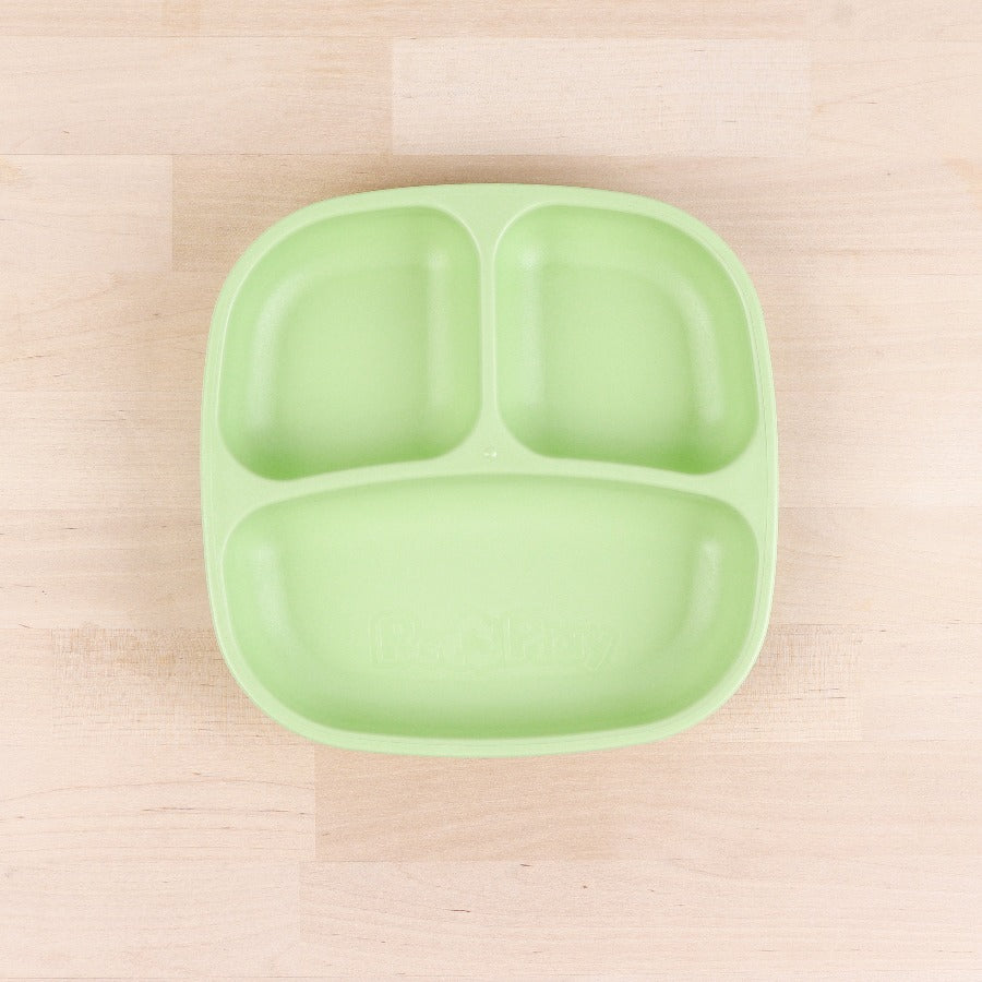 RePlay Divided Plate - BPA-Free Toddler Feeding Dish with Sections for Kids - Perfect for Mealtime, Snacks, and Portion Control at Home or On-the-Go