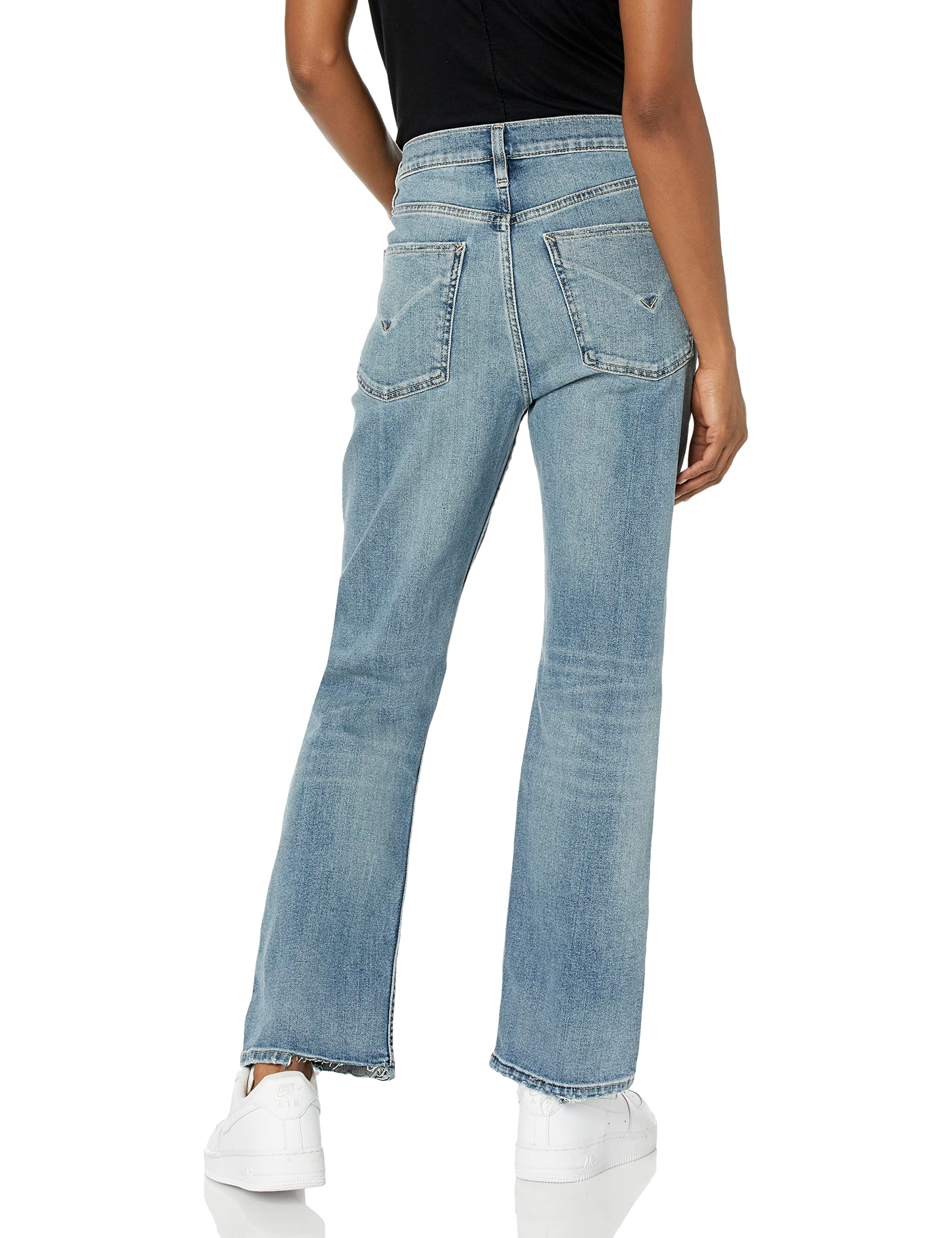 HUDSON Women's Thalia Boyfriend Jeans - High Waist Distressed Denim Pants for Casual Wear & Everyday Outfits