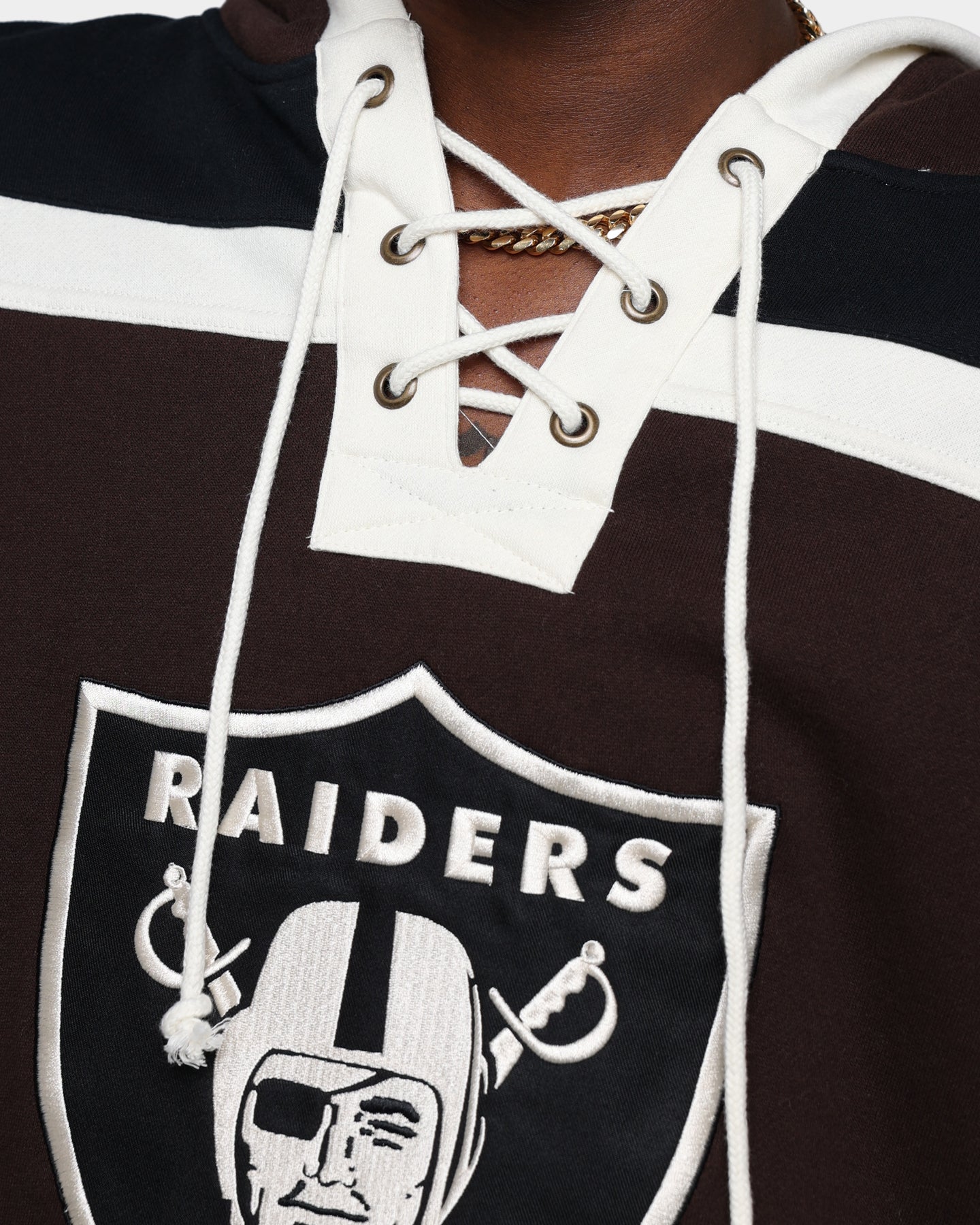 47 Brand Las Vegas Raiders Superior Lacer Hoodie Brown - NFL Fan Apparel for Game Day & Casual Wear